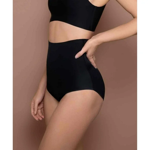 Culotte taille haute push-up - Noir Bye Bra Sculpting Shapewear Bye Bra