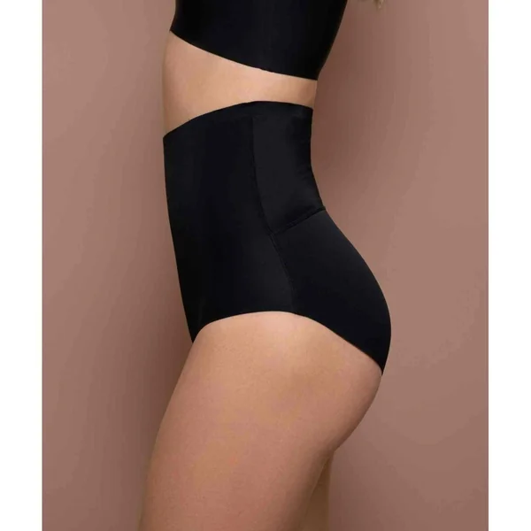 Culotte taille haute push-up - Noir Bye Bra Sculpting Shapewear Bye Bra