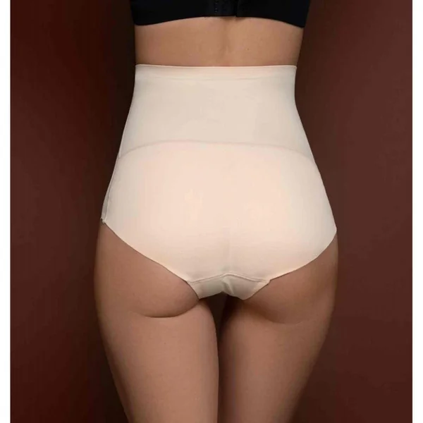 Culotte taille haute rembourrée - Beige Bye Bra