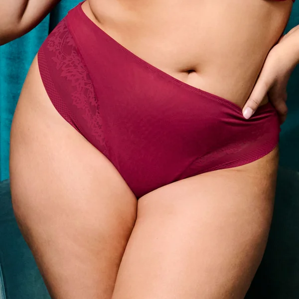 Culotte taille haute rouge Elomi