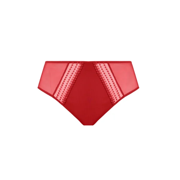 Culotte taille haute rouge en coton Elomi