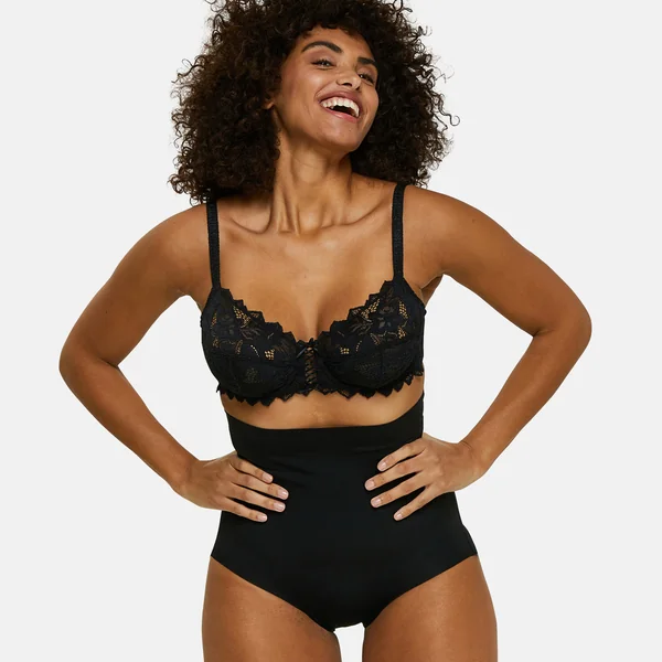 Culotte taille haute sculptante Noir Sans Complexe