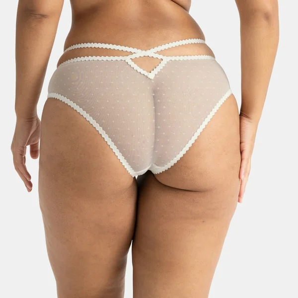Culotte transparent - Ivoire Dorina