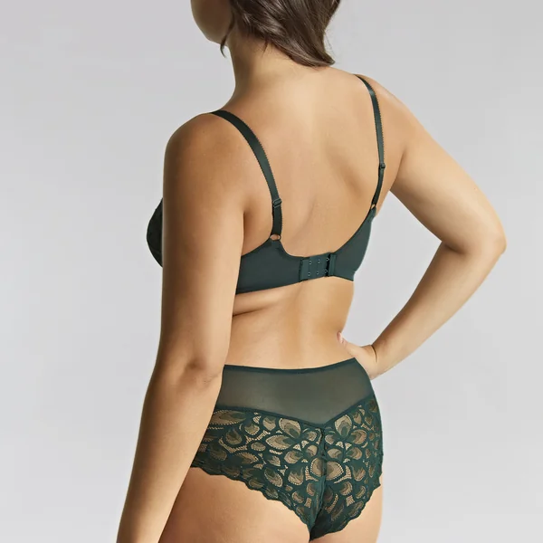 Culotte échancrée - Forest Green vert Panache Allure