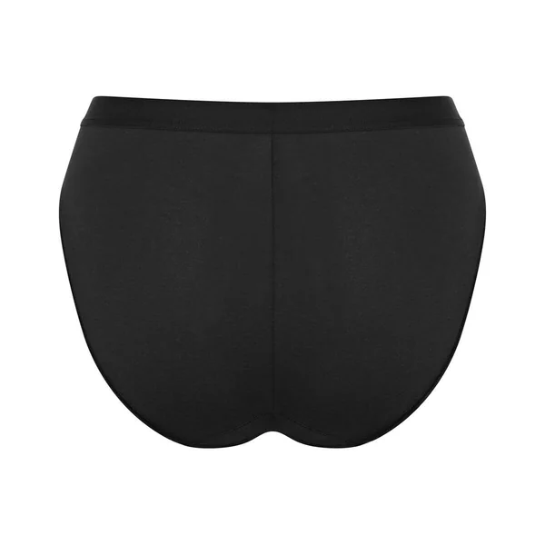 Culotte échancrée noire en coton Sloggi