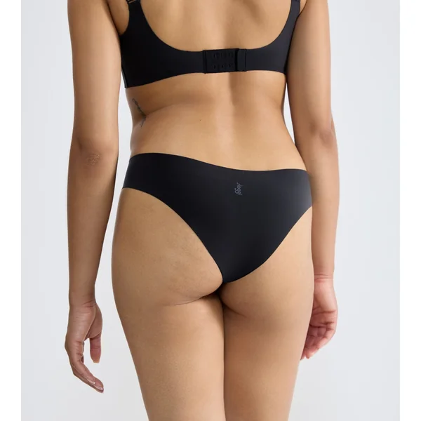 Culotte échancrée noire Sloggi
