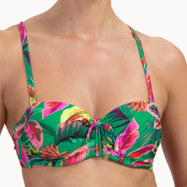 Cyell - Haut de Bikini bandeau Multi Fonction 34 (75) C Floral Forest