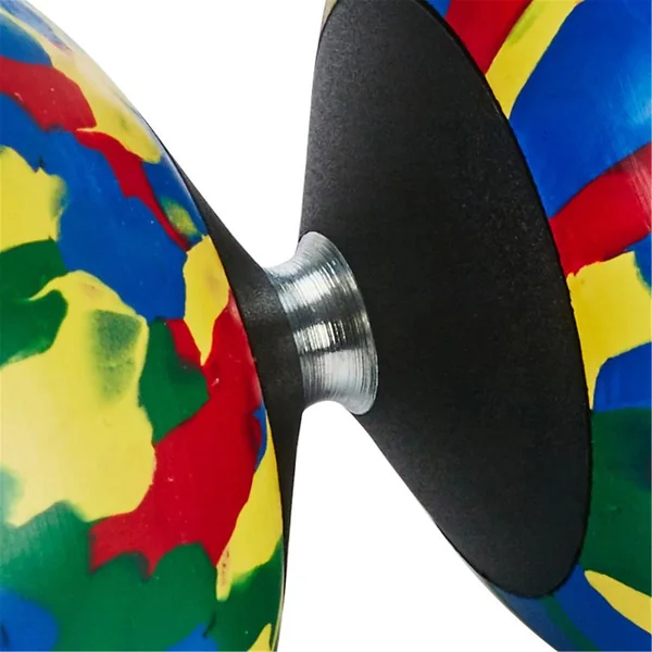 Diabolo arlequin medium Mister Babache - rouge/vert/bleu/jaune