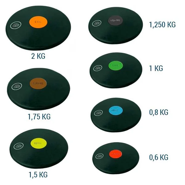 Disque de lancer Tremblay caoutchouc 1,2 kg