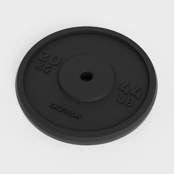 Disque de musculation fonte 20kg 28mm, composé à 80 % de fonte recyclée