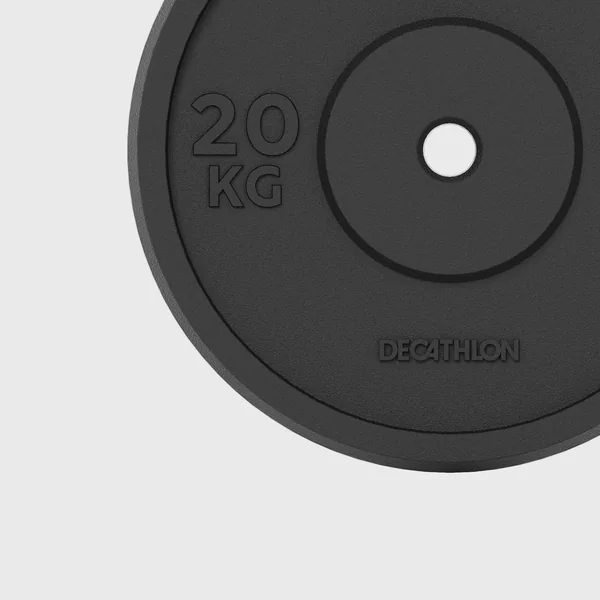 Disque de musculation fonte 20kg 28mm, composé à 80 % de fonte recyclée