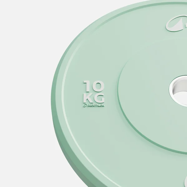 Disque d'haltérophilie et crosstraining 10 kg, vendu à l'unité