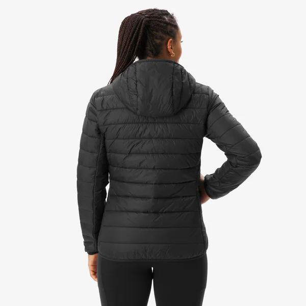 Doudoune de randonnée femme, MH500 noir