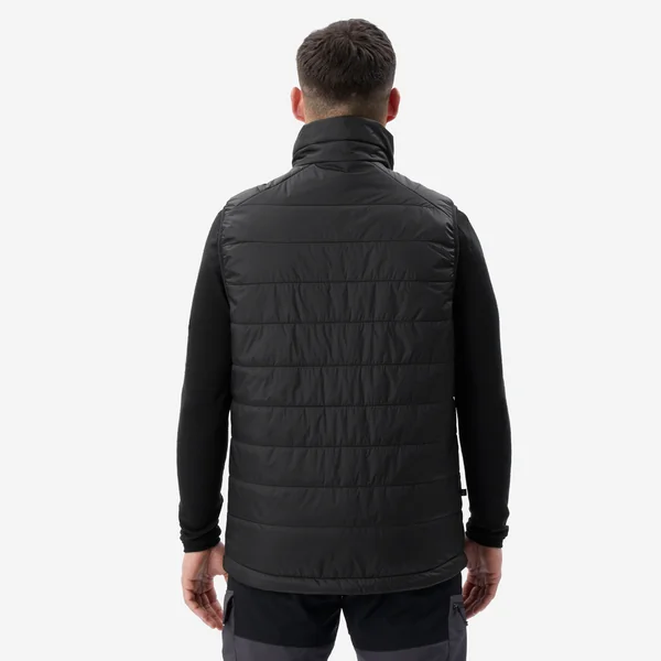 Doudoune de trek sans manches synthétique homme, MT100 noir