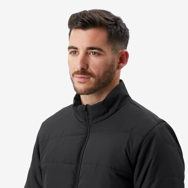 Doudoune de trek synthétique homme, MT50 0°C noir