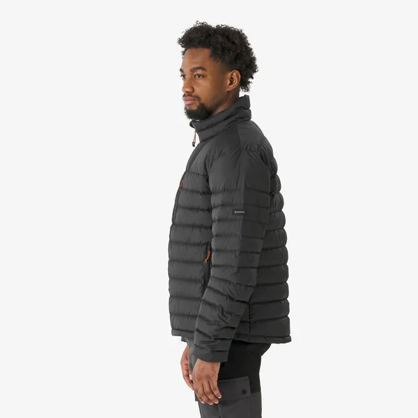 Doudoune en duvet de trek montagne - Noir MT500 -10 °C - Homme