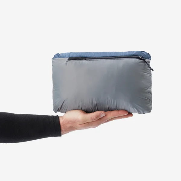 Doudoune synthétique à capuche de trek montagne - Bleu - MT100 - 5 °C - Homme