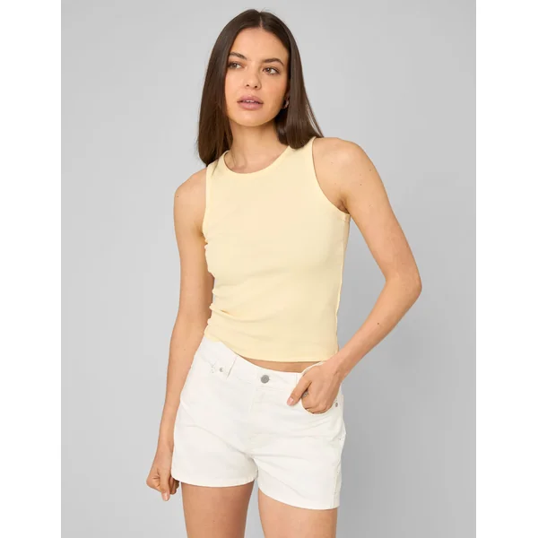 Débardeur dos nageur JAUNE PASTEL
