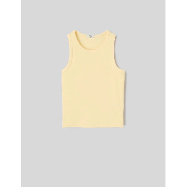 Débardeur dos nageur JAUNE PASTEL
