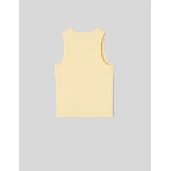 Débardeur dos nageur JAUNE PASTEL