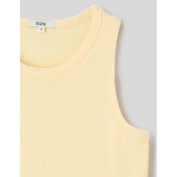 Débardeur dos nageur JAUNE PASTEL
