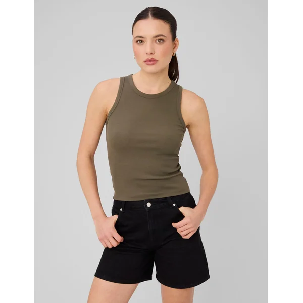 Débardeur dos nageur Vert kaki