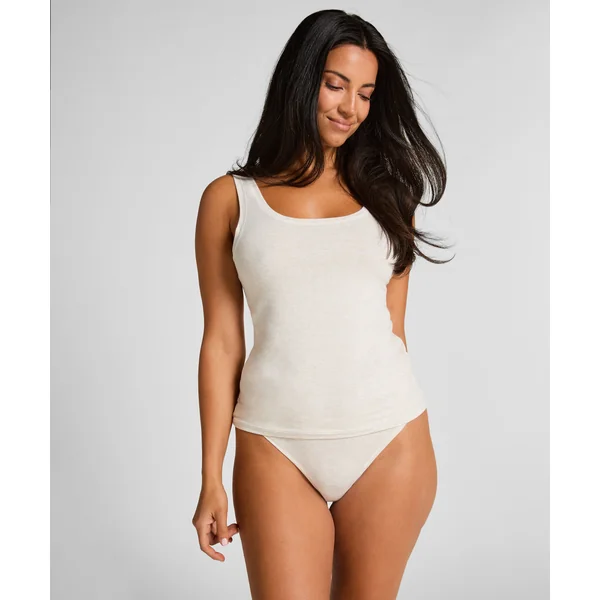 Débardeur en coton doux - Beige