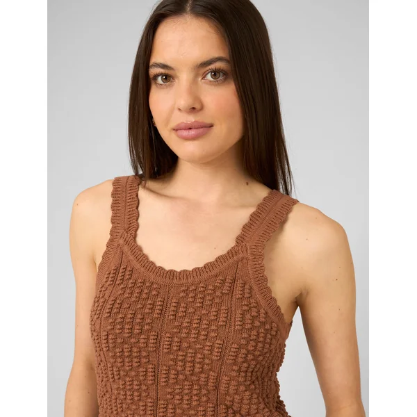 Débardeur en crochet Camel