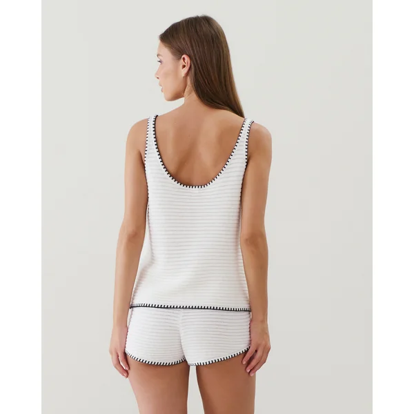 Débardeur en crochet