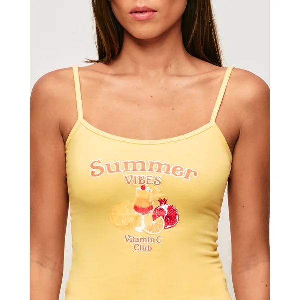 Débardeur imprimé "Summer Vibes"