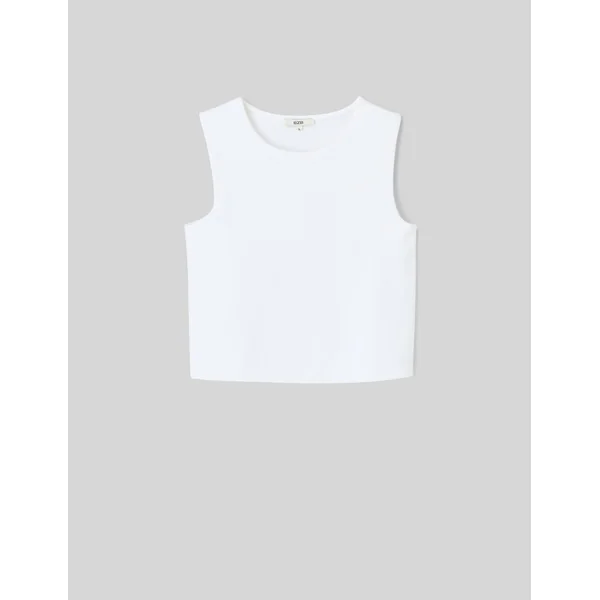 Débardeur uni Blanc