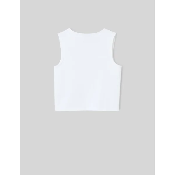 Débardeur uni Blanc