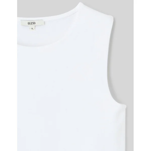 Débardeur uni Blanc