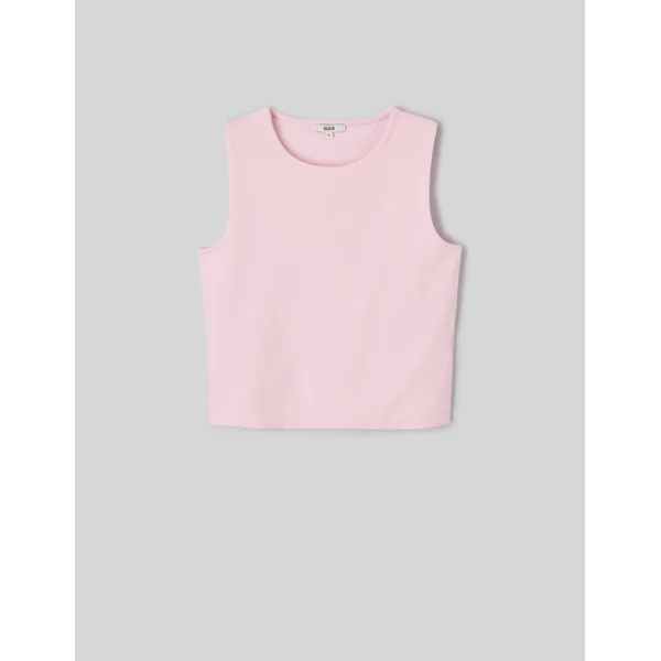 Débardeur uni Rose pâle