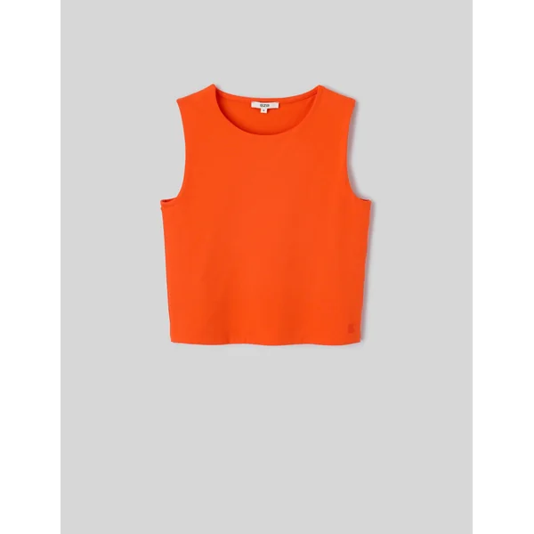 Débardeur uni Rouge