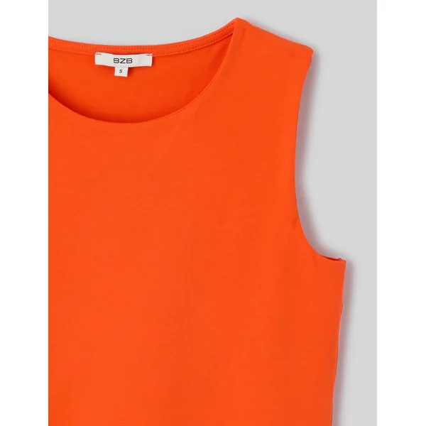 Débardeur uni Rouge