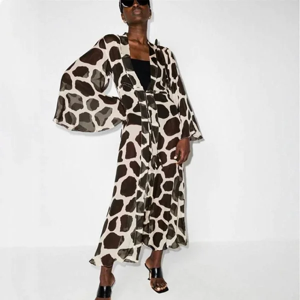 Déshabillé Kimono Long Femme