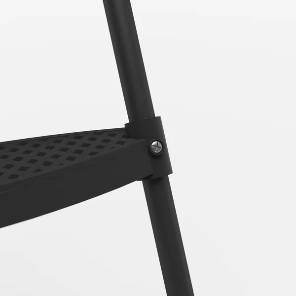 Echelle 2 marches trampolines 240 et 300, noir