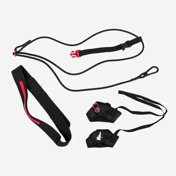 Elastique de nage statique - noir rouge