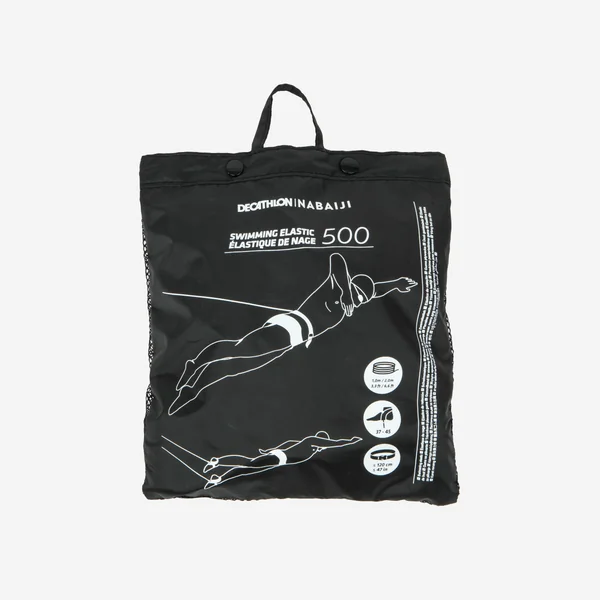 Elastique de nage statique - noir rouge