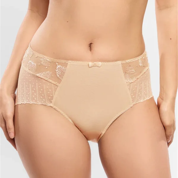 Empreinte - Culotte Haute Nacre Medium Amour