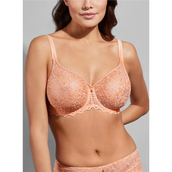 Empreinte - Soutien-gorge moulé classique avec armatures 40 (90) F Peach Cassiopée