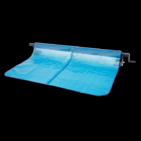 Enrouleur bâche à bulles pour piscines rectangulaires