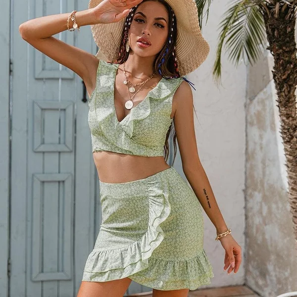 Ensemble 2 Pièces Bohème Chic