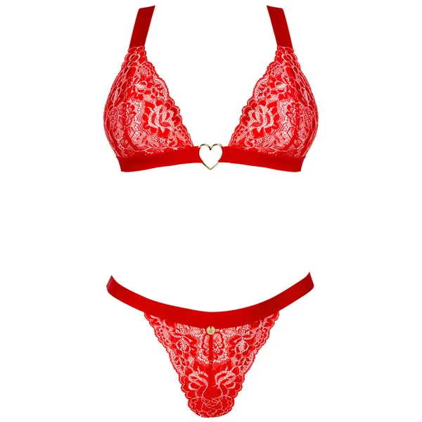 Ensemble 2 pièces rouge Obsessive