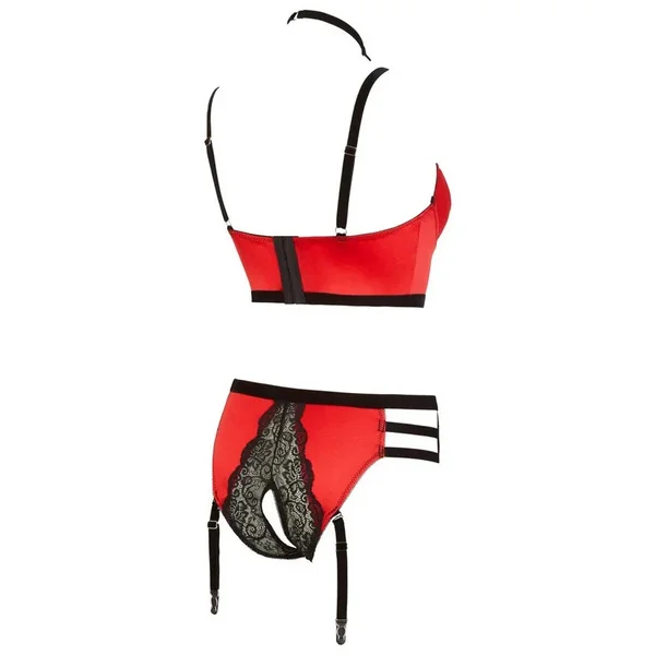 Ensemble bustier harnais