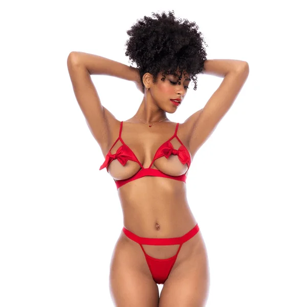 Ensemble cadeau noeuds rouges