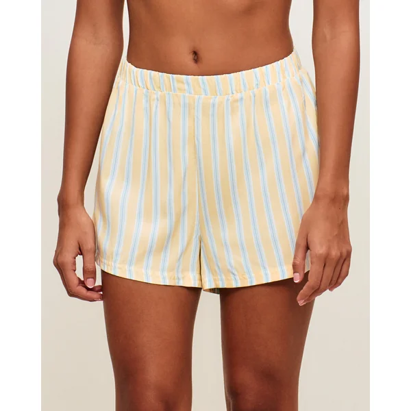 Ensemble chemise et short à rayures