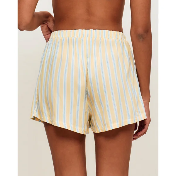 Ensemble chemise et short à rayures