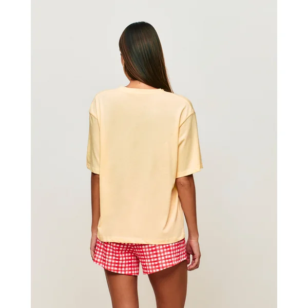 Ensemble de pyjama coton imprimé message Positano Gourmet Club